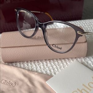 Chloe Women's Gray Eyeglasses